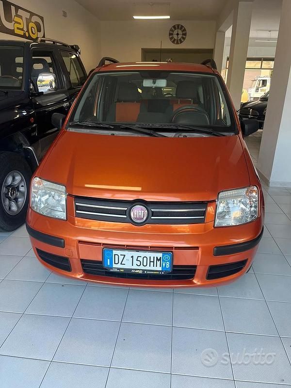 Usata Fiat Panda 2008 Rosso Utilitaria