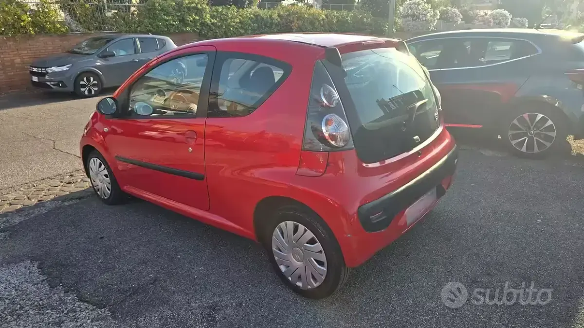 Usata Citroën C1 68 CV (50 kW) 2008 Rosso Utilitaria