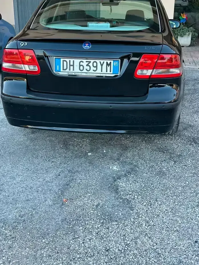 Usata Saab 9-3 150 CV (110 kW) 2007 Nero Berlina