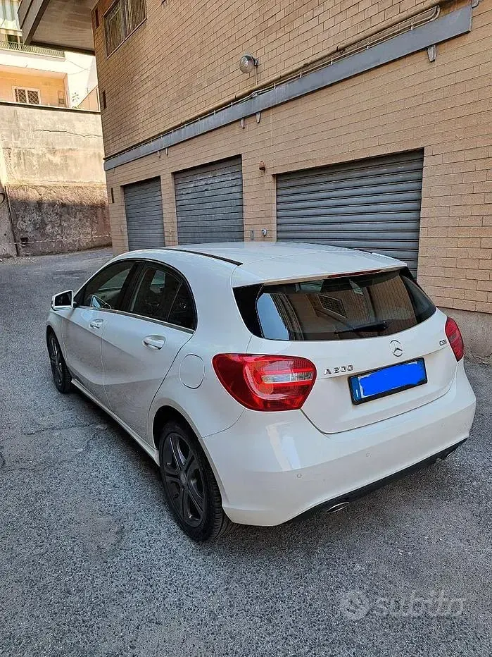 Usata Mercedes A200 136 CV (100 kW) 2013 Bianco Berlina