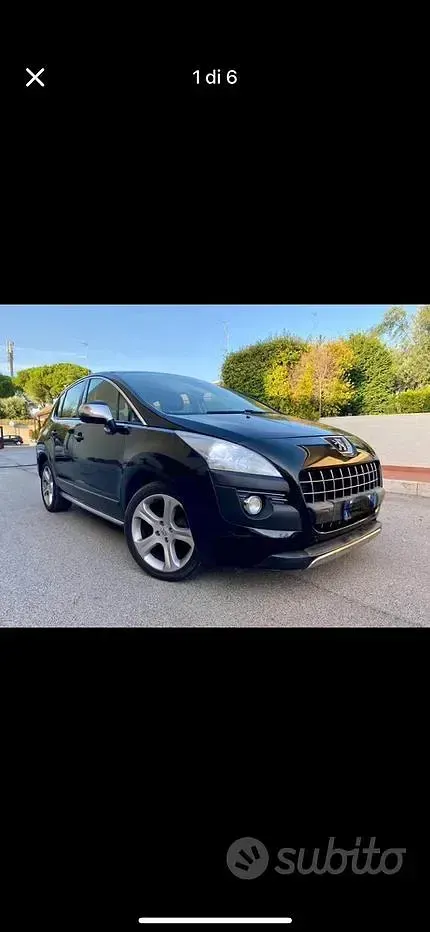 Usata Peugeot 3008 Allure 112 CV (82 kW) 2010 Nero Station wagon