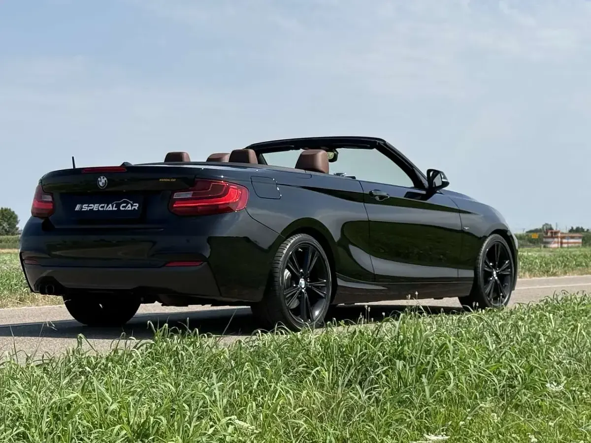 Usata BMW 220 M Sport 190 CV (139 kW) 2015 Nero Cabrio