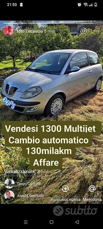 Usata Lancia Ypsilon 69 CV (50 kW) 2005 Utilitaria