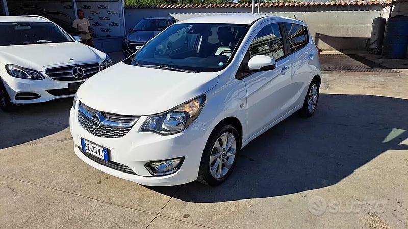 Usata Opel Karl Cosmo 75 CV (55 kW) 2015 Bianco Utilitaria