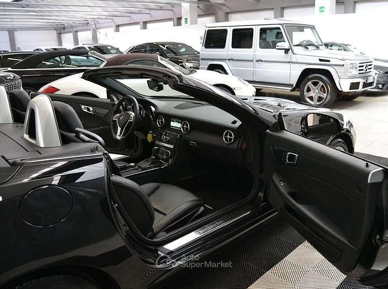 Usata Mercedes SLK200 184 CV (135 kW) 2014 Nero Cabrio