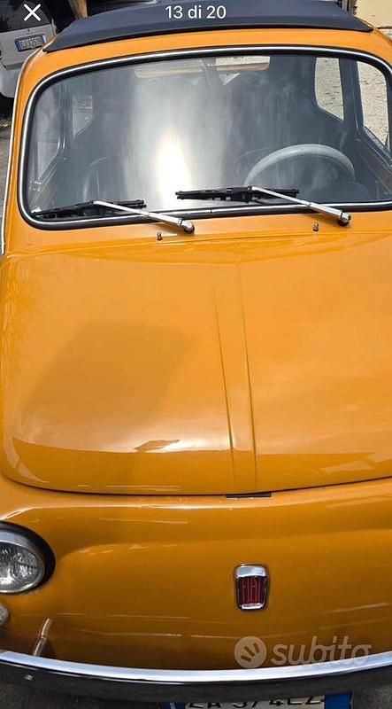 Usata Fiat 500 1970 Giallo Utilitaria