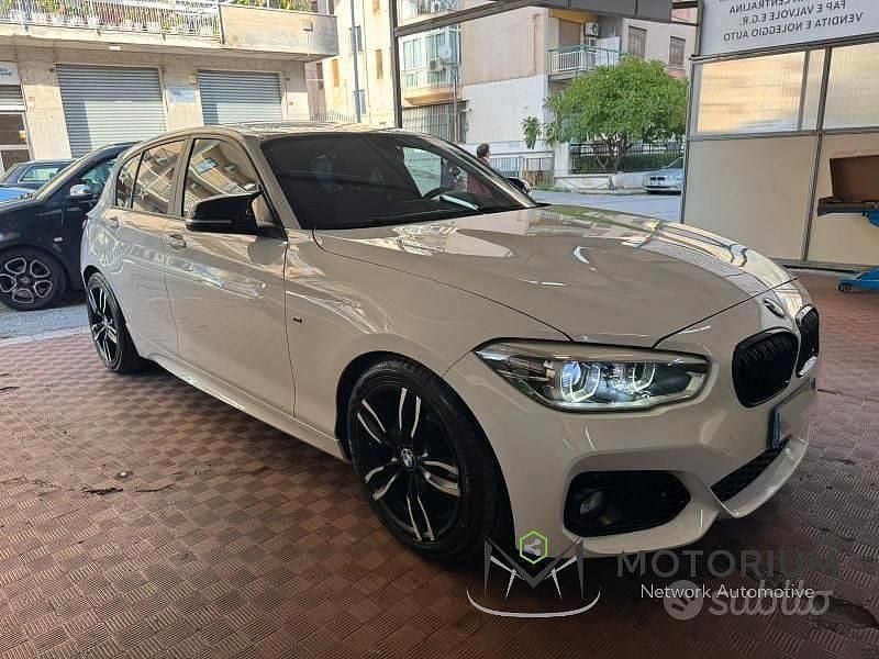 Usata BMW 118 Sport Line 150 CV (110 kW) 2016 Bianco Utilitaria