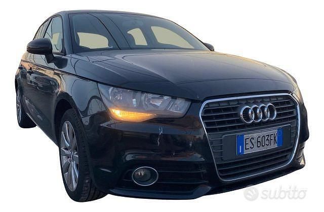 Usata Audi A1 Ambition 86 CV (63 kW) 2013 Nero Utilitaria