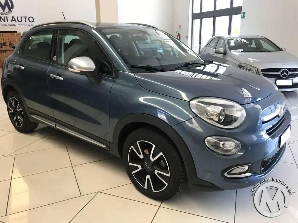Usata Fiat 500X Mirror 95 CV (69 kW) 2018 Blue jeans SUV