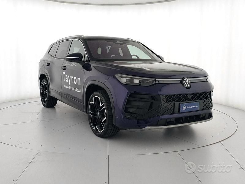 Usata VW Tayron R-line Plus 204 CV (150 kW) 2025 Ultraviolet metallizzato SUV