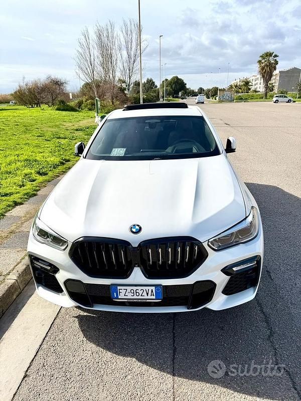 Usata BMW X6 M Sport 265 CV (194 kW) 2020 Bianco SUV