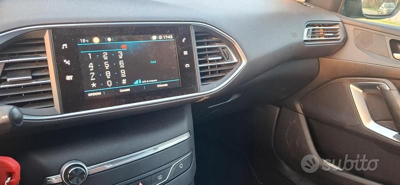 Usata Peugeot 308 Allure 131 CV (96 kW) 2018 Grigio Berlina