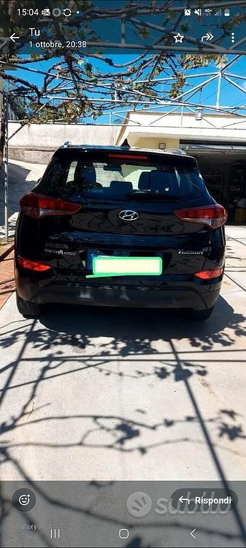 Usata Hyundai Tucson 116 CV (85 kW) 2018 Nero SUV
