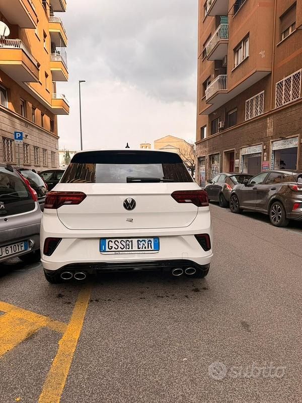 Usata VW T-Roc R 300 CV (220 kW) 2021 Bianco SUV