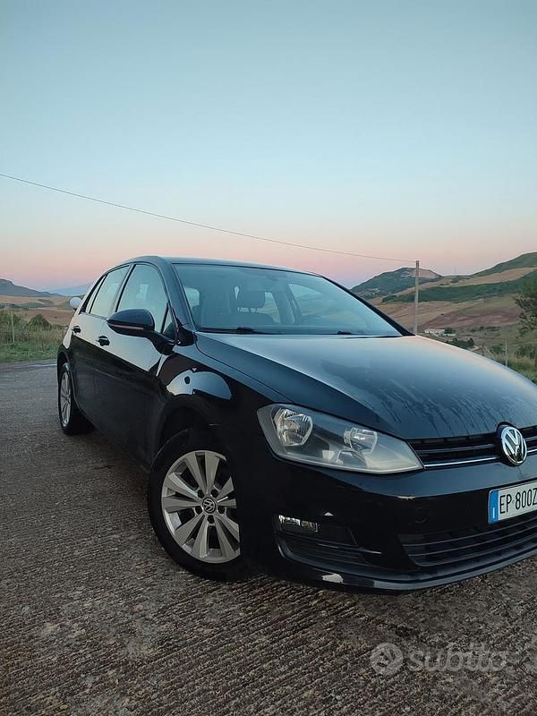 Usata VW Golf VII 105 CV (77 kW) 2013 Nero Berlina