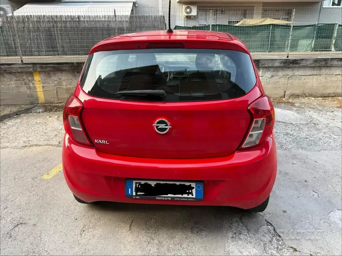 Usata Opel Karl 75 CV (55 kW) 2017 Rosso Utilitaria