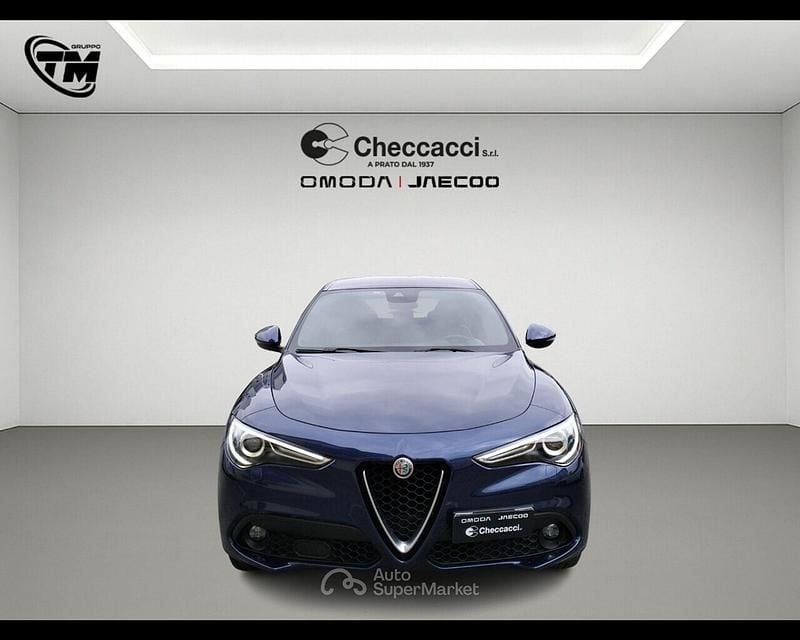 Usata Alfa Romeo Stelvio Super 210 CV (154 kW) 2018 Blu SUV