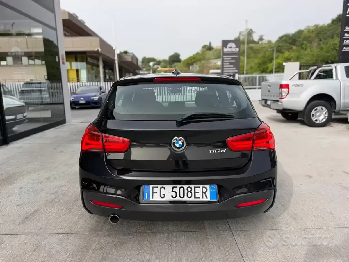 Usata BMW 116 M Sport 116 CV (85 kW) 2017 Nero Utilitaria