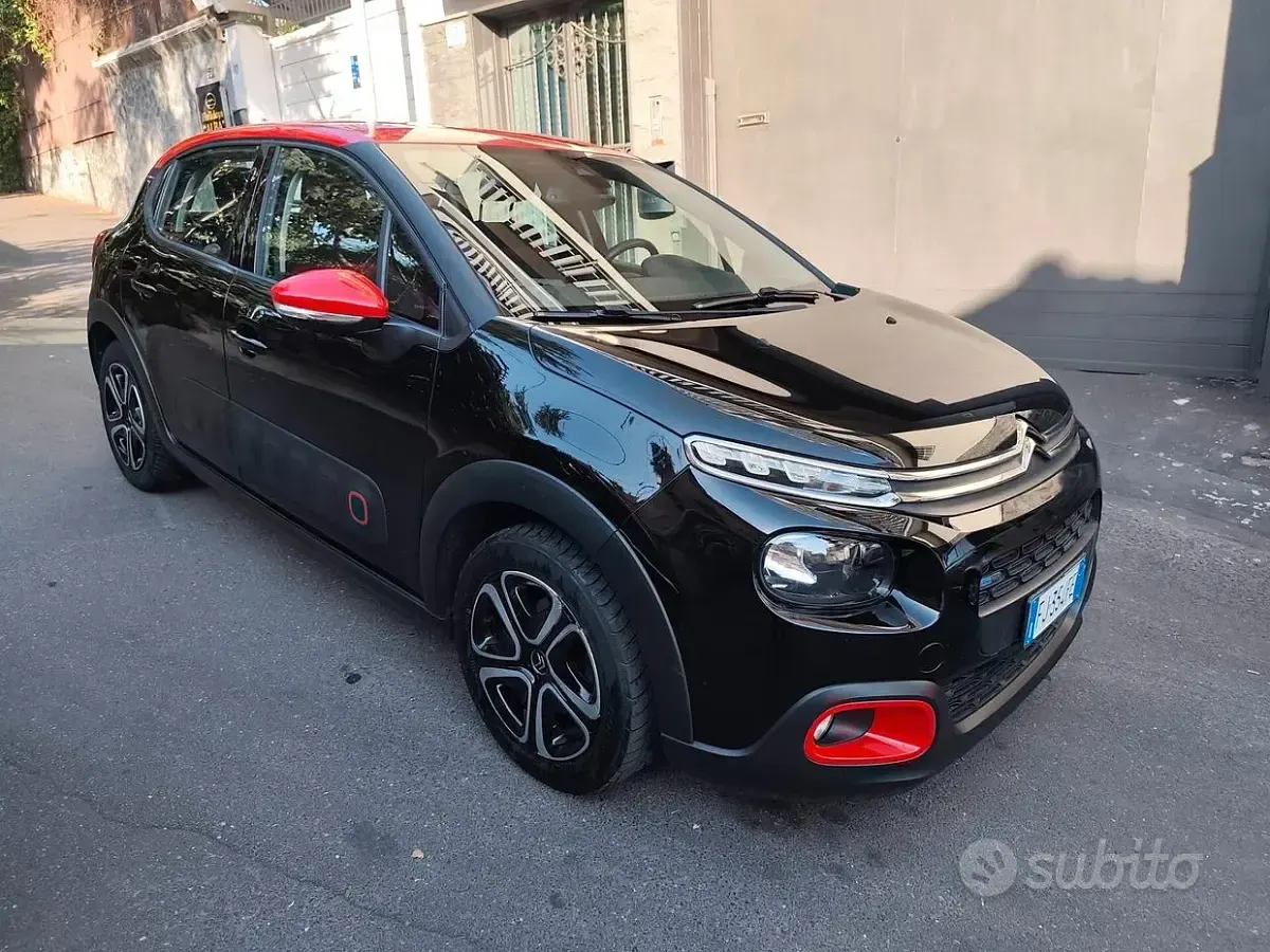 Usata Citroën C3 PureTech 82 CV (60 kW) 2017 Nero Berlina