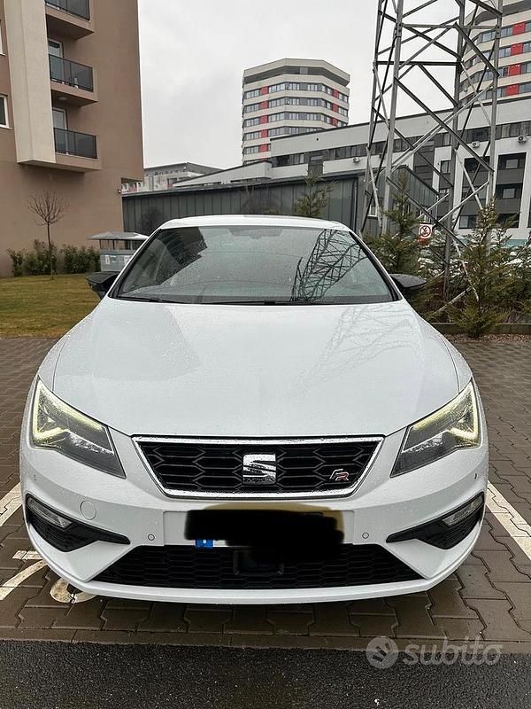 Usata Seat Leon FR 150 CV (110 kW) 2019 Bianco Utilitaria