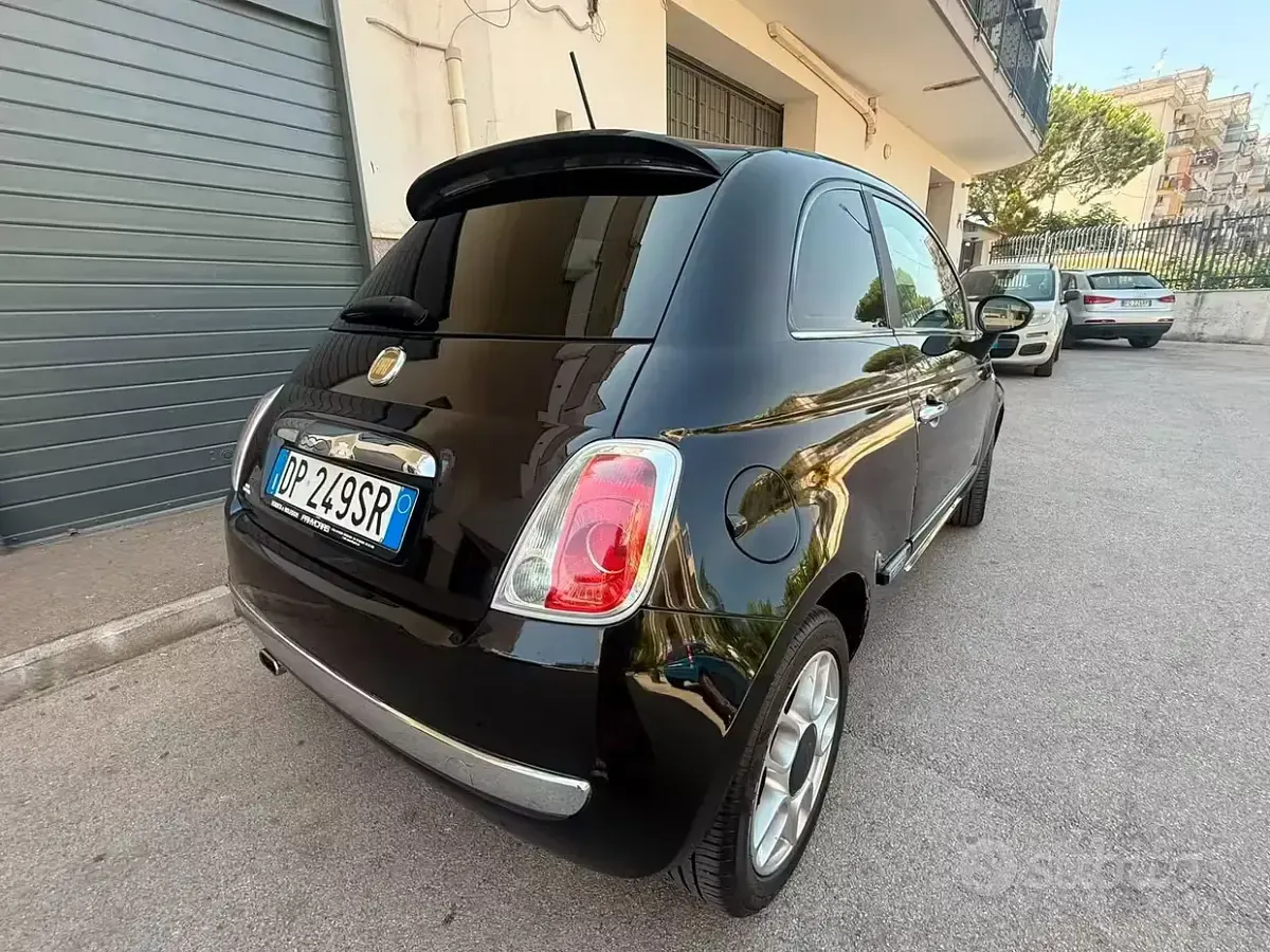 Usata Fiat 500 69 CV (50 kW) 2008 Nero Utilitaria