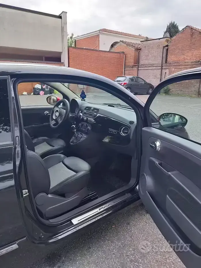 Usata Fiat 500 75 CV (55 kW) 2009 Nero Cabrio