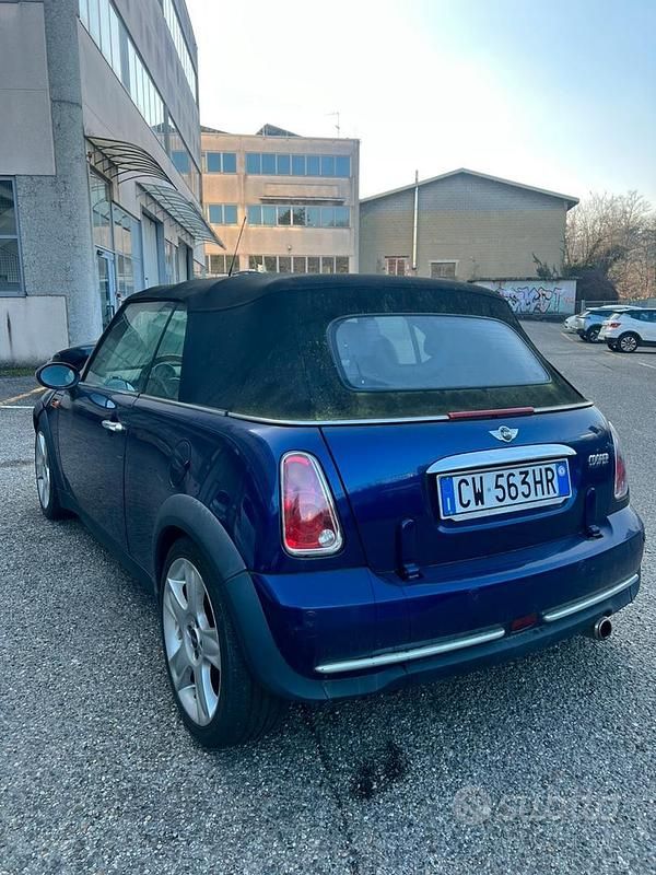 Usata Mini Cooper Cabriolet 2004 Blu Cabrio