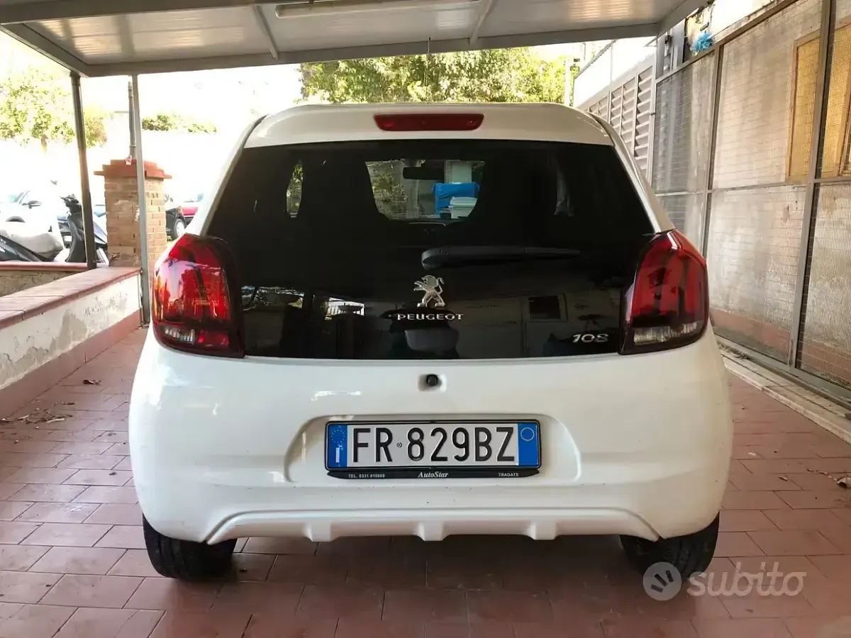 Usata Peugeot 108 Style 72 CV (52 kW) 2018 Bianco Berlina