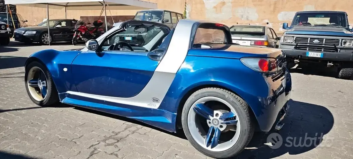 Usata Smart Roadster 82 CV (60 kW) 2005 Blu Cabrio