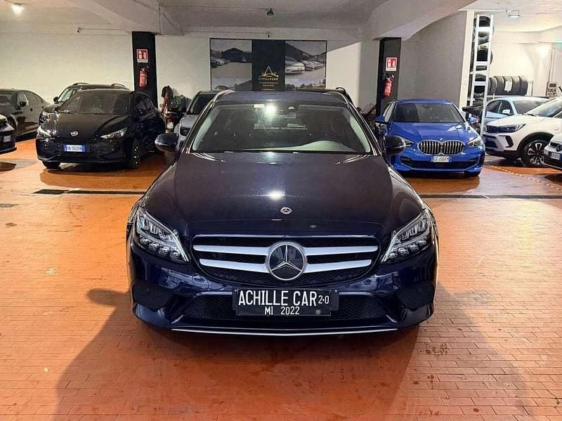 Usata Mercedes C220 Business 194 CV (142 kW) 2020 Blu/azzurro Station wagon