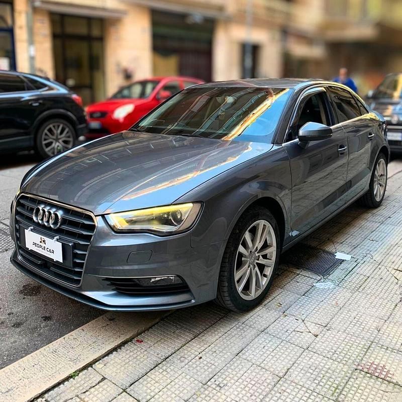 Usata Audi A3 Ambition 110 CV (80 kW) 2014 Grigio Berlina