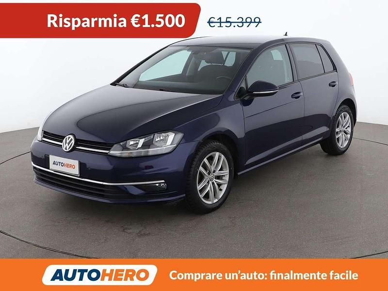 Usata VW Golf VII Business 116 CV (85 kW) 2018 Blu/azzurro Utilitaria