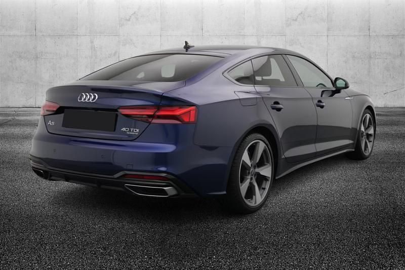 Usata Audi A5 S-Line 204 CV (150 kW) 2022 Blu metallizzato Coupé