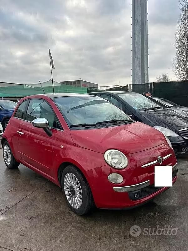 Usata Fiat 500 69 CV (50 kW) 2008 Rosso Berlina