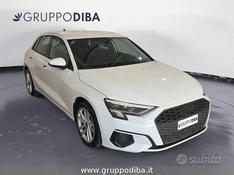 Usata Audi A3 Advanced 116 CV (85 kW) 2024 Bianco Berlina