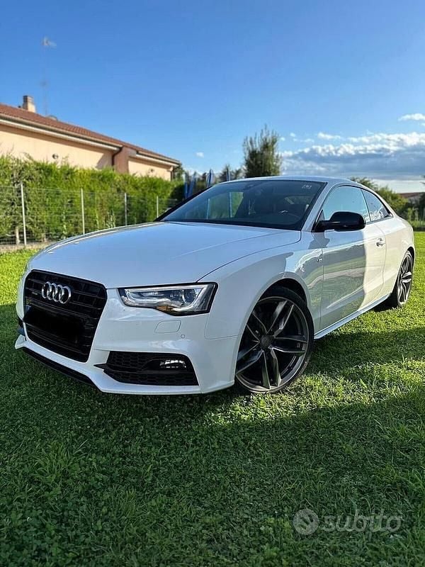 Usata Audi A5 S-line plus 190 CV (139 kW) 2016 Bianco Coupé