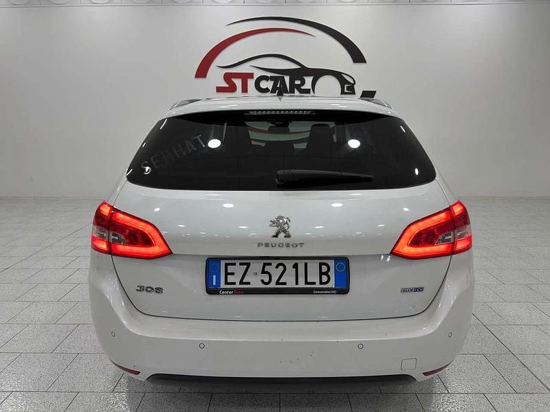 Usata Peugeot 308 SW Allure 120 CV (88 kW) 2015 Bianco Station wagon