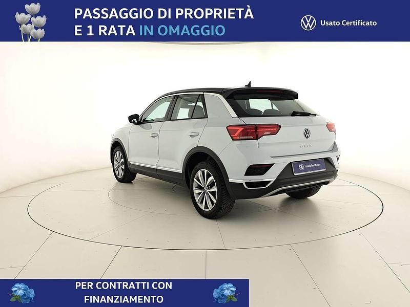 Usata VW T-Roc Style 150 CV (110 kW) 2021 White silver metallizzato nero SUV