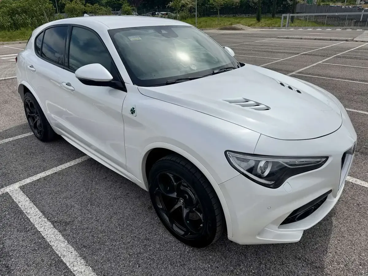 Usata Alfa Romeo Stelvio Quadrifoglio 510 CV (375 kW) 2019 Bianco perlato SUV