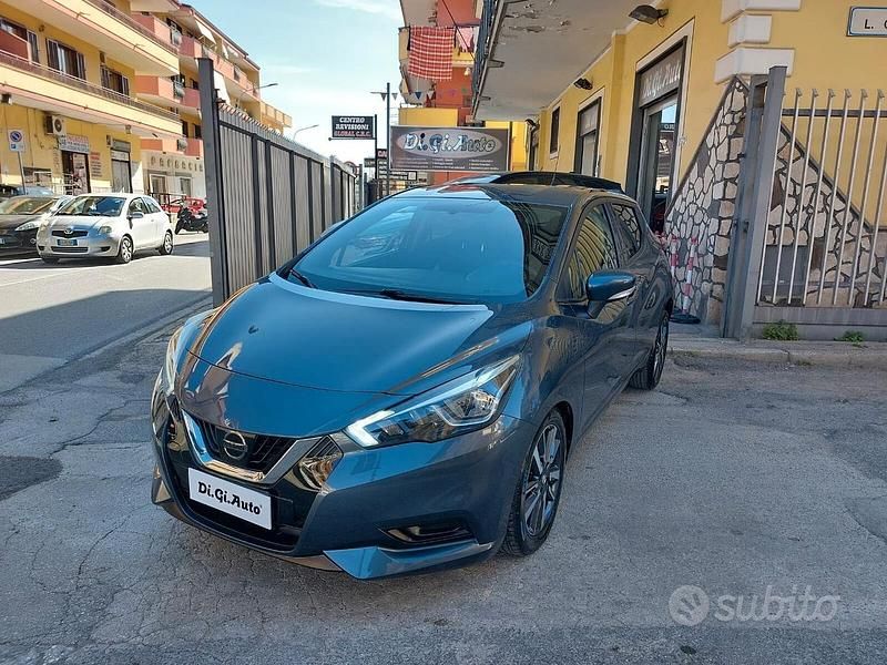 Usata Nissan Micra Acenta 70 CV (51 kW) 2017 Grigio Utilitaria
