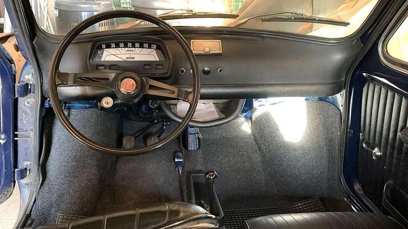 Usata Fiat 500 18 CV (13 kW) 1970 Blu/azzurro Cabrio