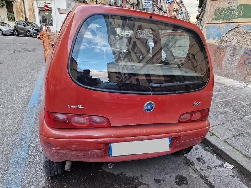 Usata Fiat 600 2005 Rosso Utilitaria