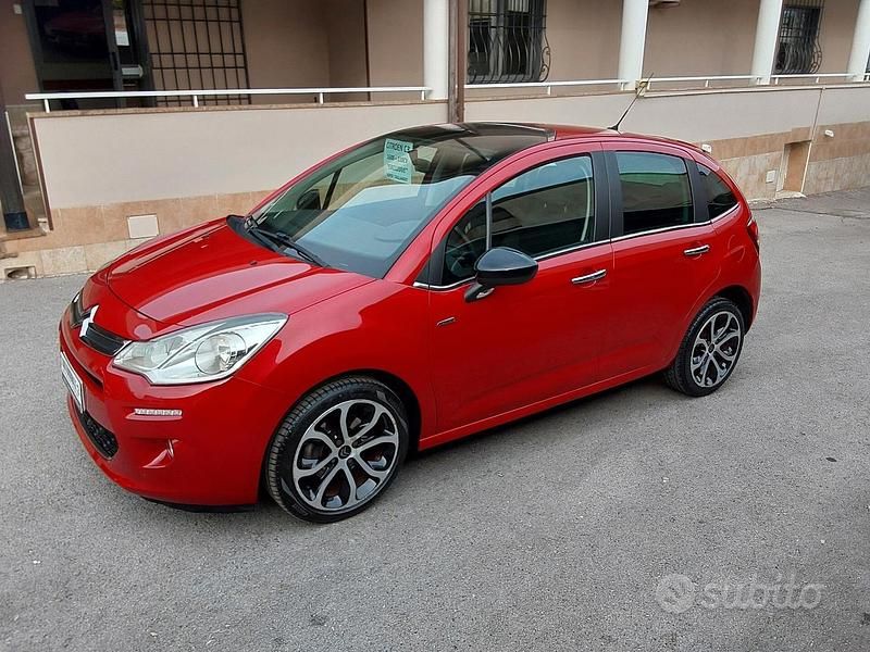 Usata Citroën C3 Exclusive 110 CV (80 kW) 2014 Rosso Berlina