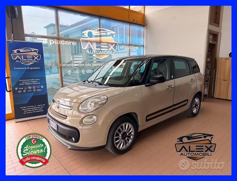 Usata Fiat 500L 85 CV (62 kW) 2014 Beige Monovolume
