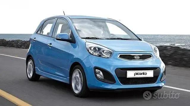 Usata Kia Picanto 66 CV (48 kW) 2017 Blu Utilitaria