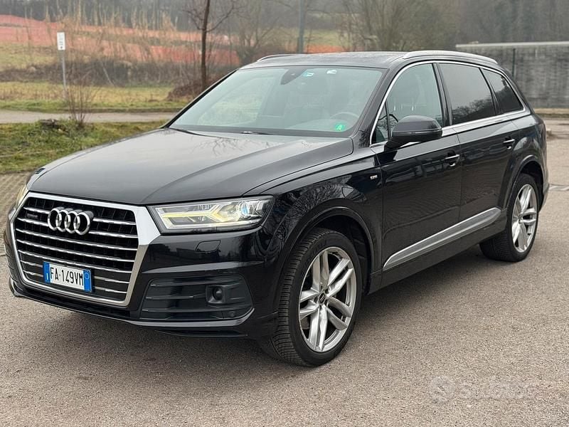 Usata Audi Q7 S-Line 272 CV (200 kW) 2015 Nero SUV