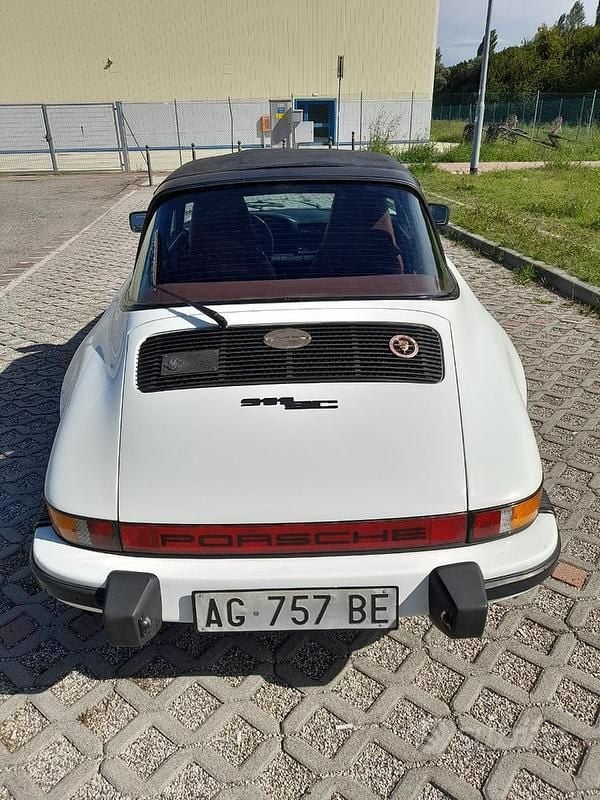 Usata Porsche 911 204 CV (150 kW) 1980 Bianco Cabrio