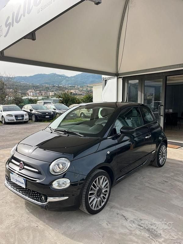 Usata Fiat 500 Lounge 69 CV (50 kW) 2016 Nero Berlina