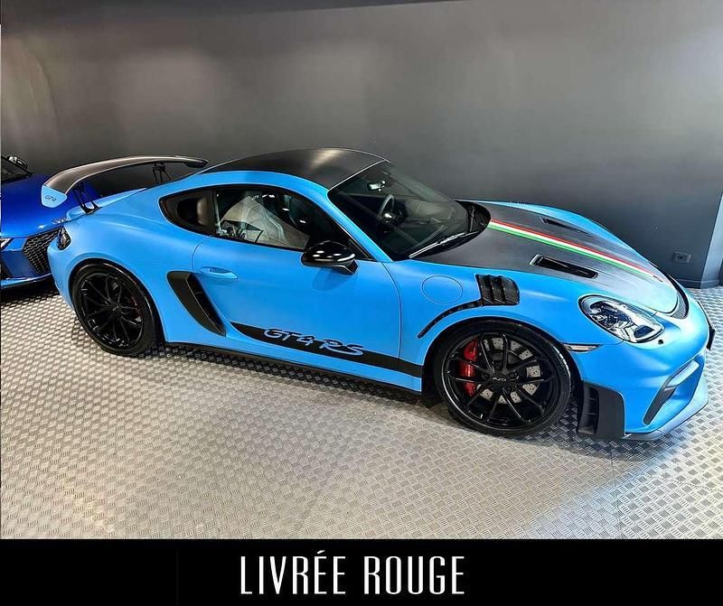 Usata Porsche 718 Cayman GT4 420 CV (308 kW) 2020 Blu/azzurro Coupé