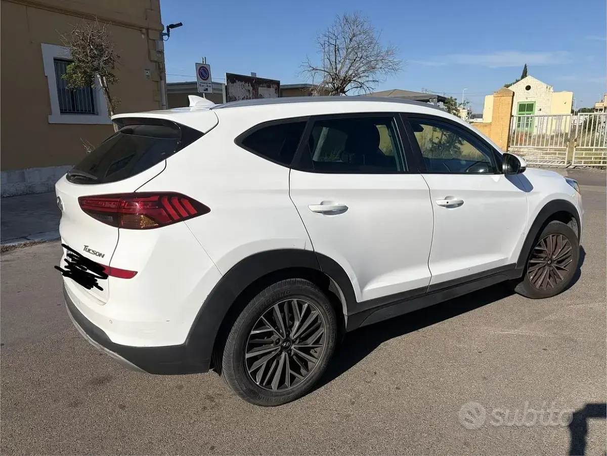 Usata Hyundai Tucson 136 CV (100 kW) 2019 Bianco SUV